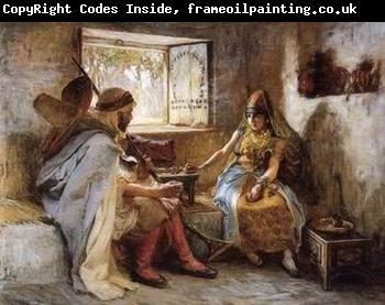 unknow artist Arab or Arabic people and life. Orientalism oil paintings  329